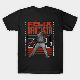 Felix Bautista Baltimore Player Name T-Shirt